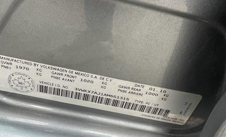 2010 VOLKSWAGEN Golf SPORTWAGEN full