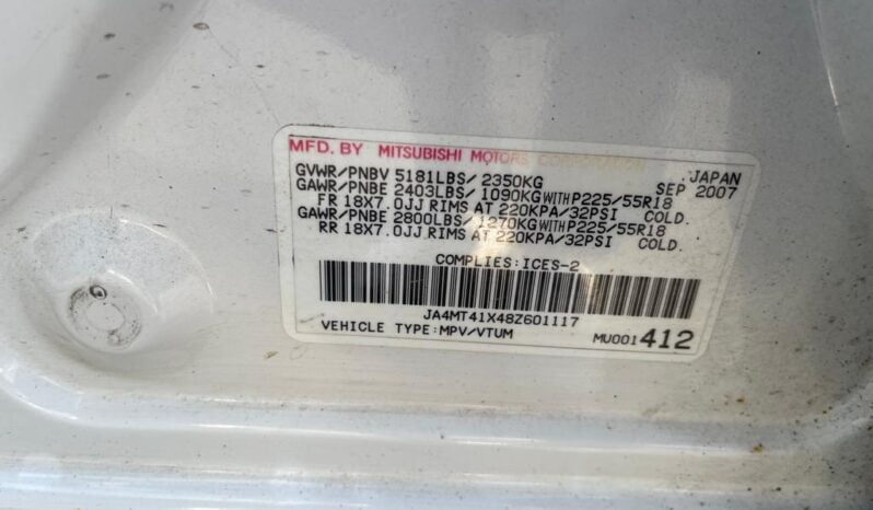 2008 Mitsubishi Outlander XLS full