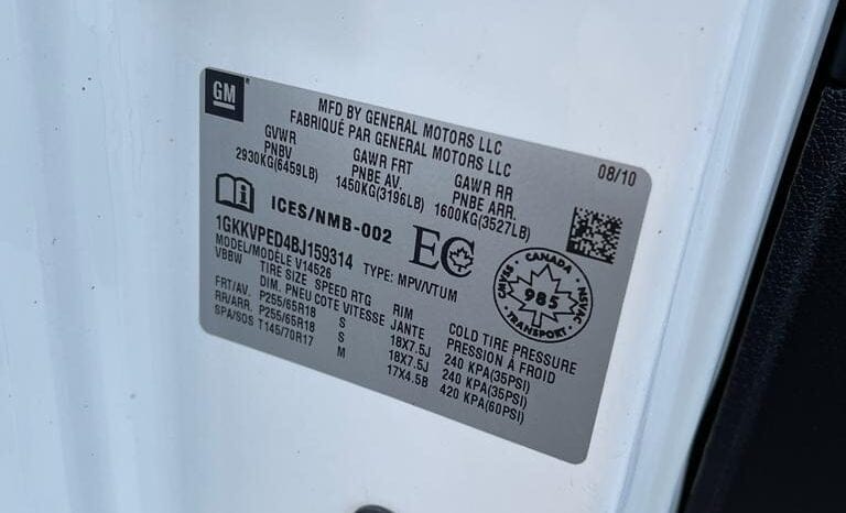 2011 GMC Acadia SLE2 full