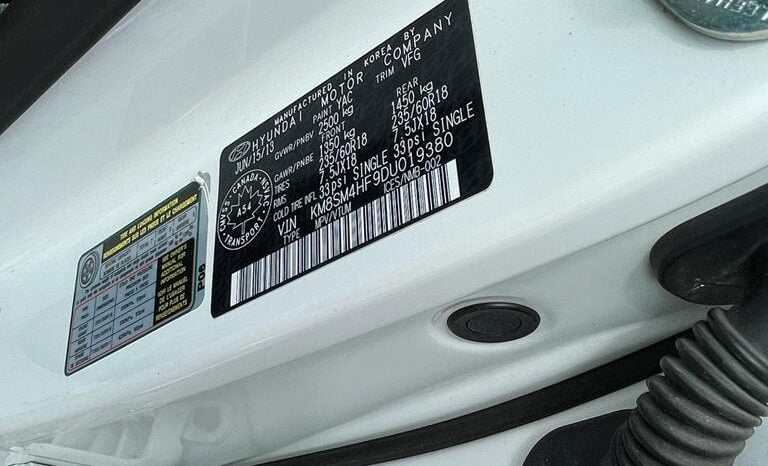 2013 Hyundai Santa Fe XL full