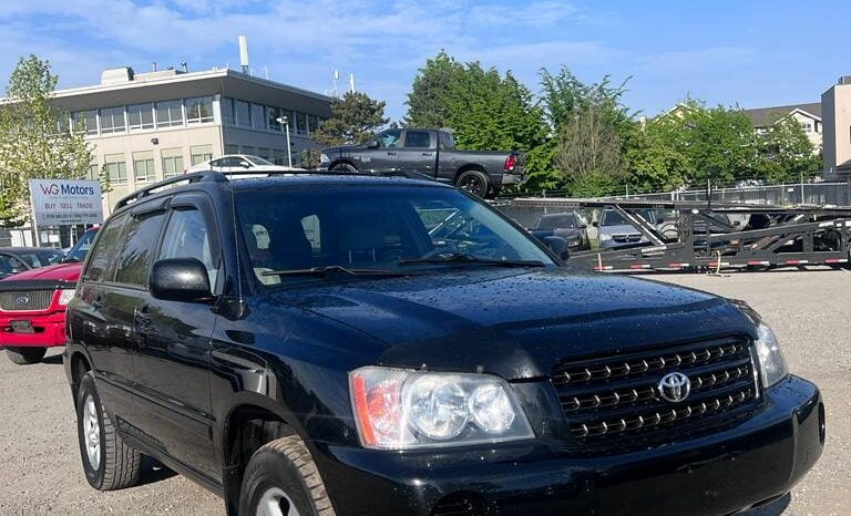 2001 Toyota Highlander Base full