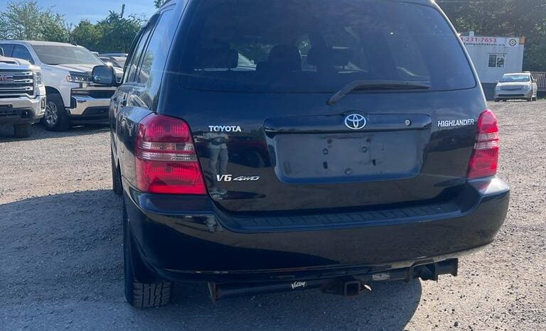 2001 Toyota Highlander Base full