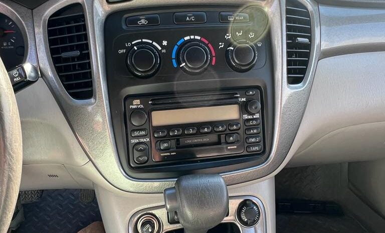 2001 Toyota Highlander Base full