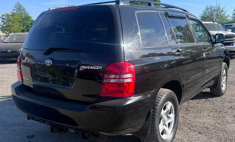 2001 Toyota Highlander Base full