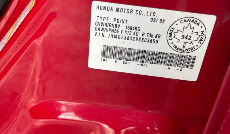 2009 Honda Fit DX-A full