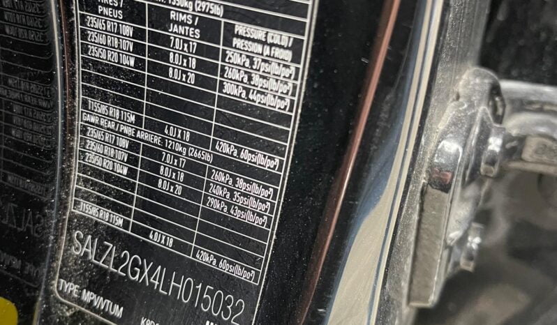 2020 Land Rover Range Rover Evoque R-Dynamic SE full