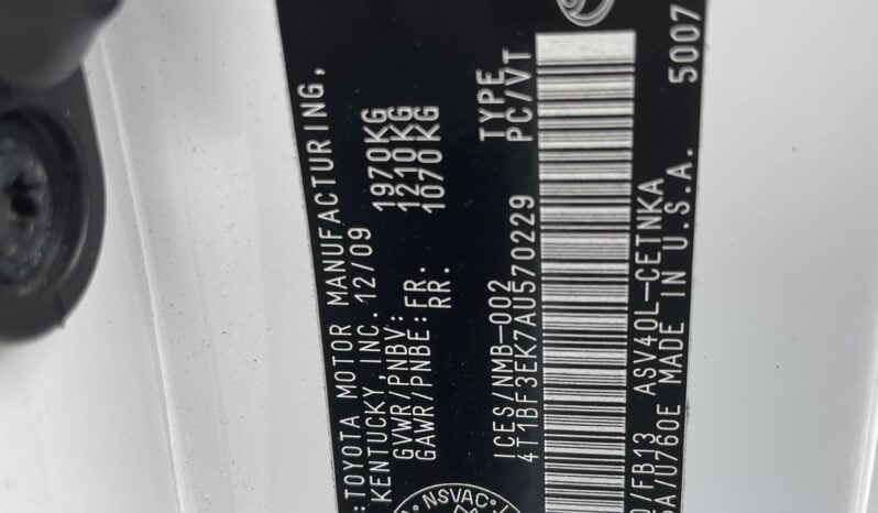 2010 Toyota Camry full