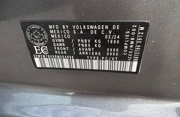 2024 Volkswagen Jetta Comfortline full