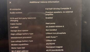 2022 Tesla Model 3 Standard Range full
